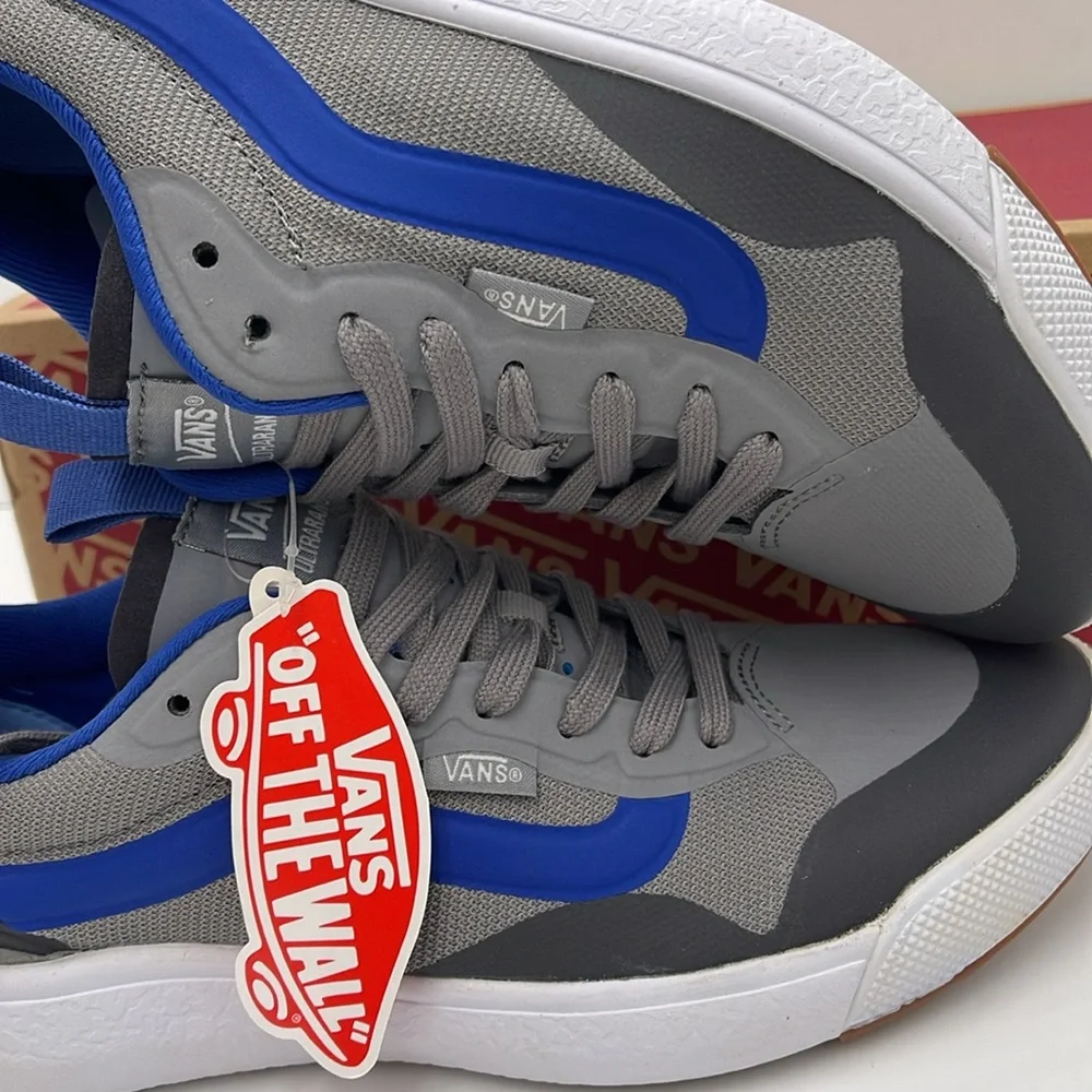 Vans Men’s Gray and Blue Sneakers Ultrarange Exo
Gray/True White VN0A4U1KBGJ - Picture 15 of 16